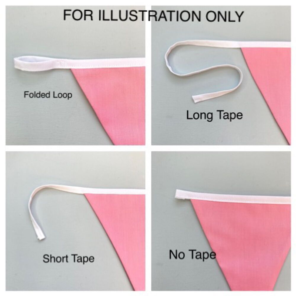 Sage Green, Pink & Ivory Bunting