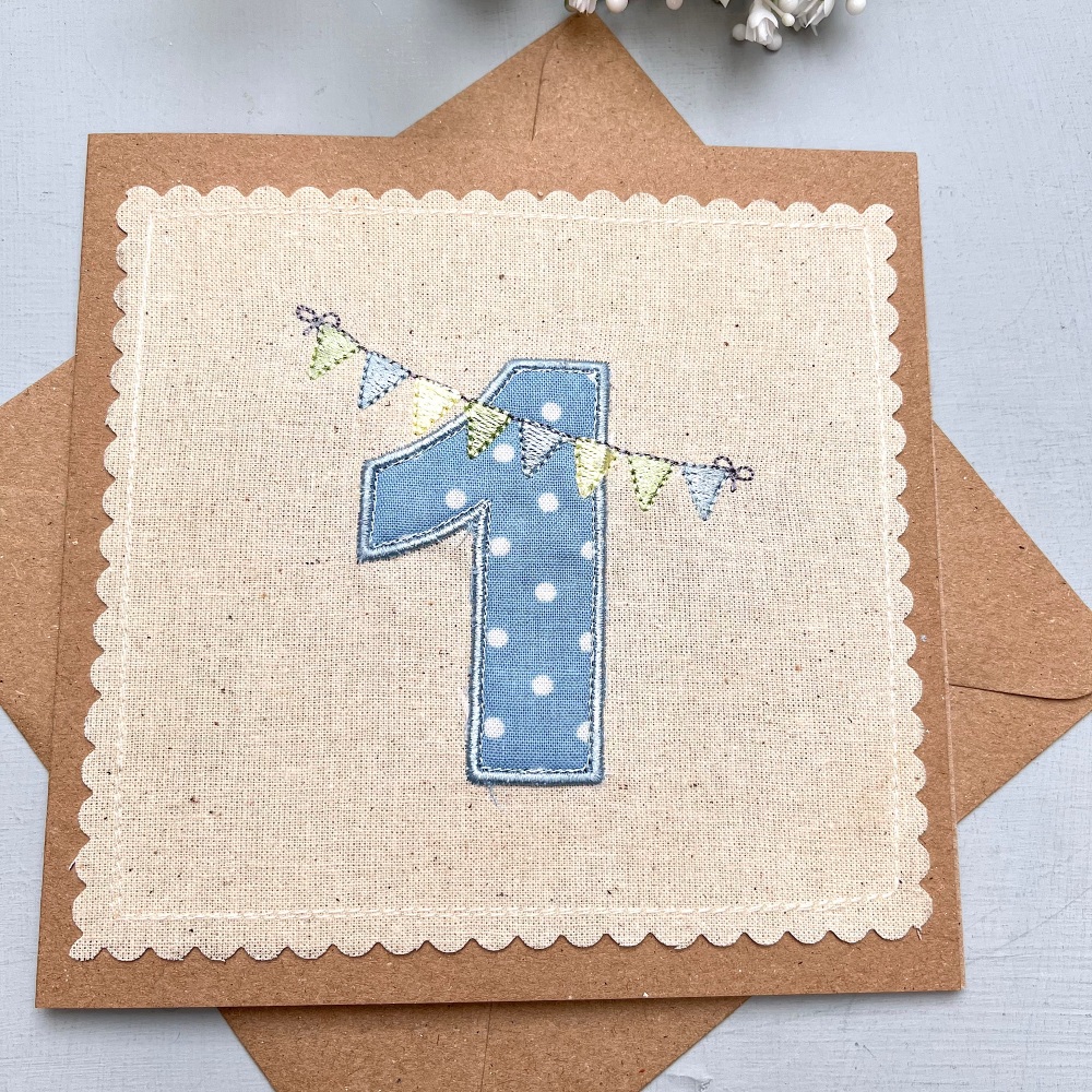 First Birthday Boy Card
