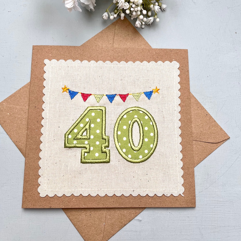 40th Birthday Card