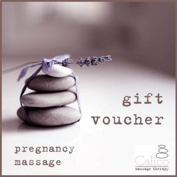 Calico Pregnancy Massage  Gift Voucher Information