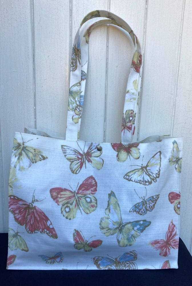 Butterflies Long Handle Gusset Bag