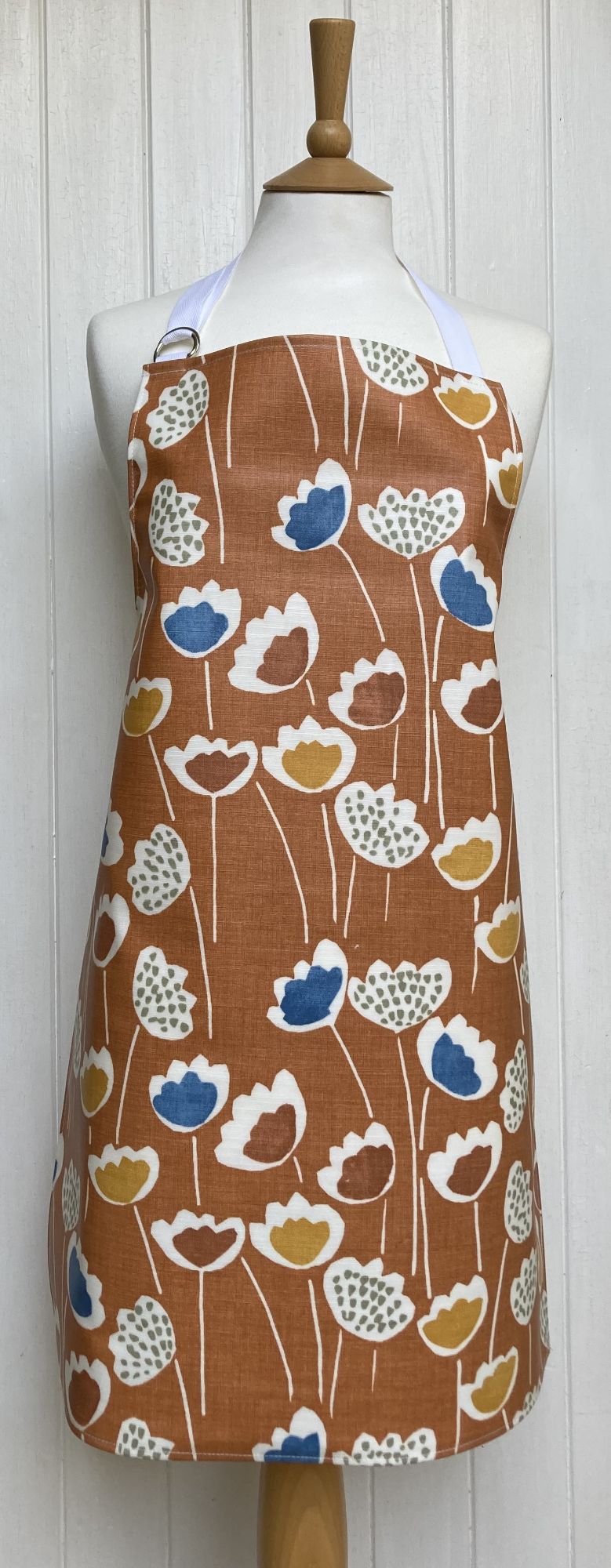 Poppy Field Adult Oilcloth Apron