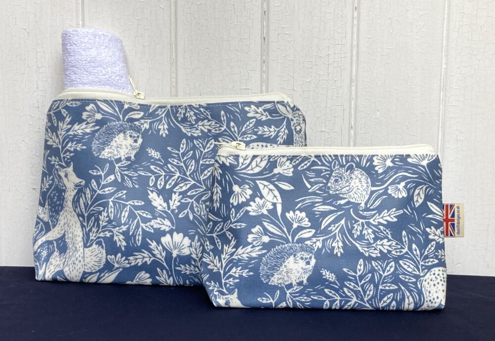 Country Wildlife Wash Bag and Make-up Bag