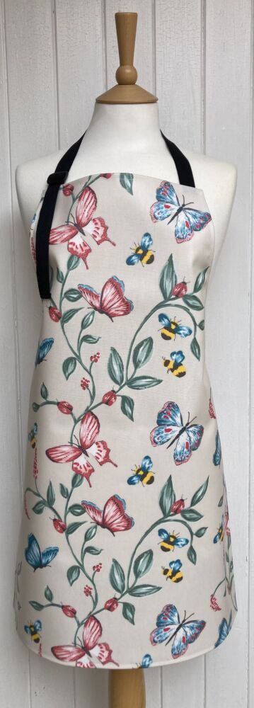 Butterflies Adult Oilcloth Apron