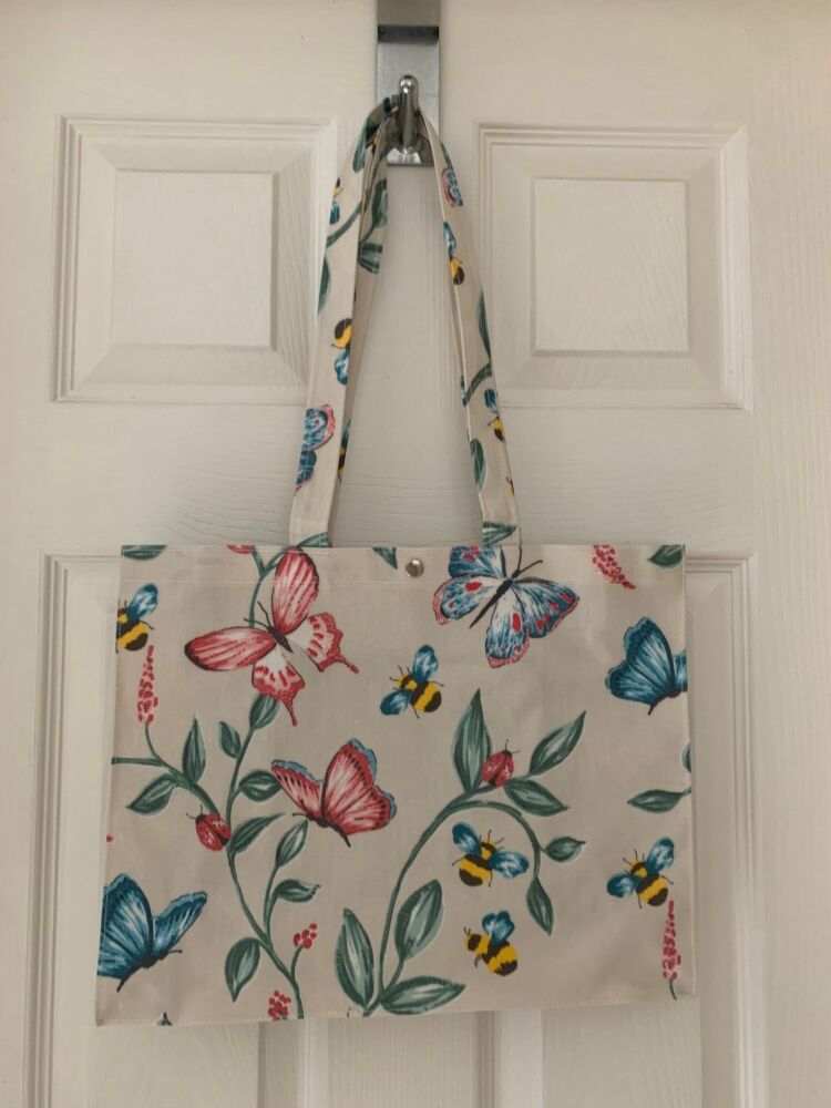 Butterflies Long Handle Gusset Bag