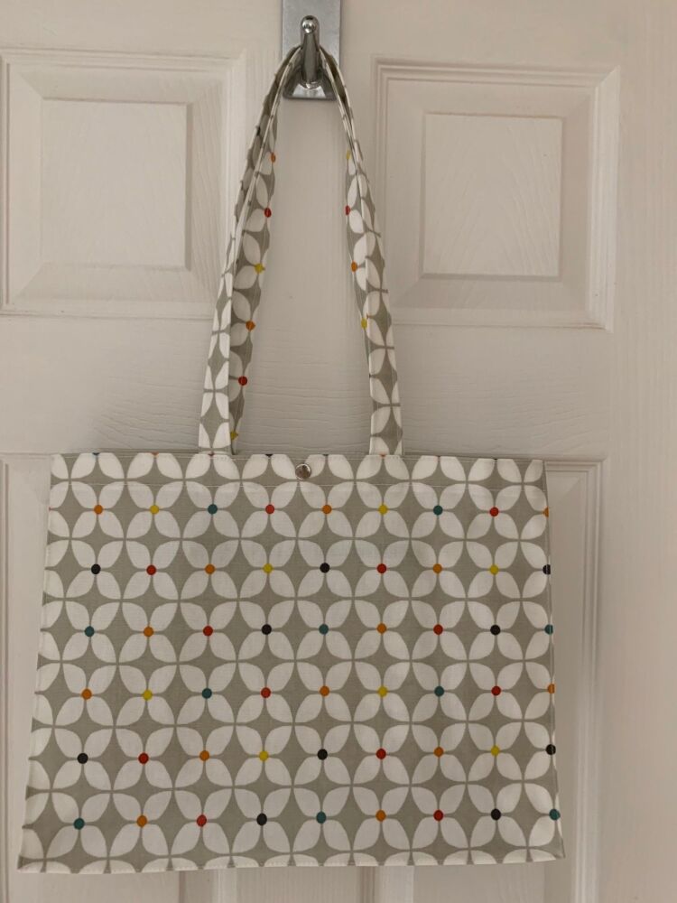 Zap Long Handle Oilcloth Gusset Bag