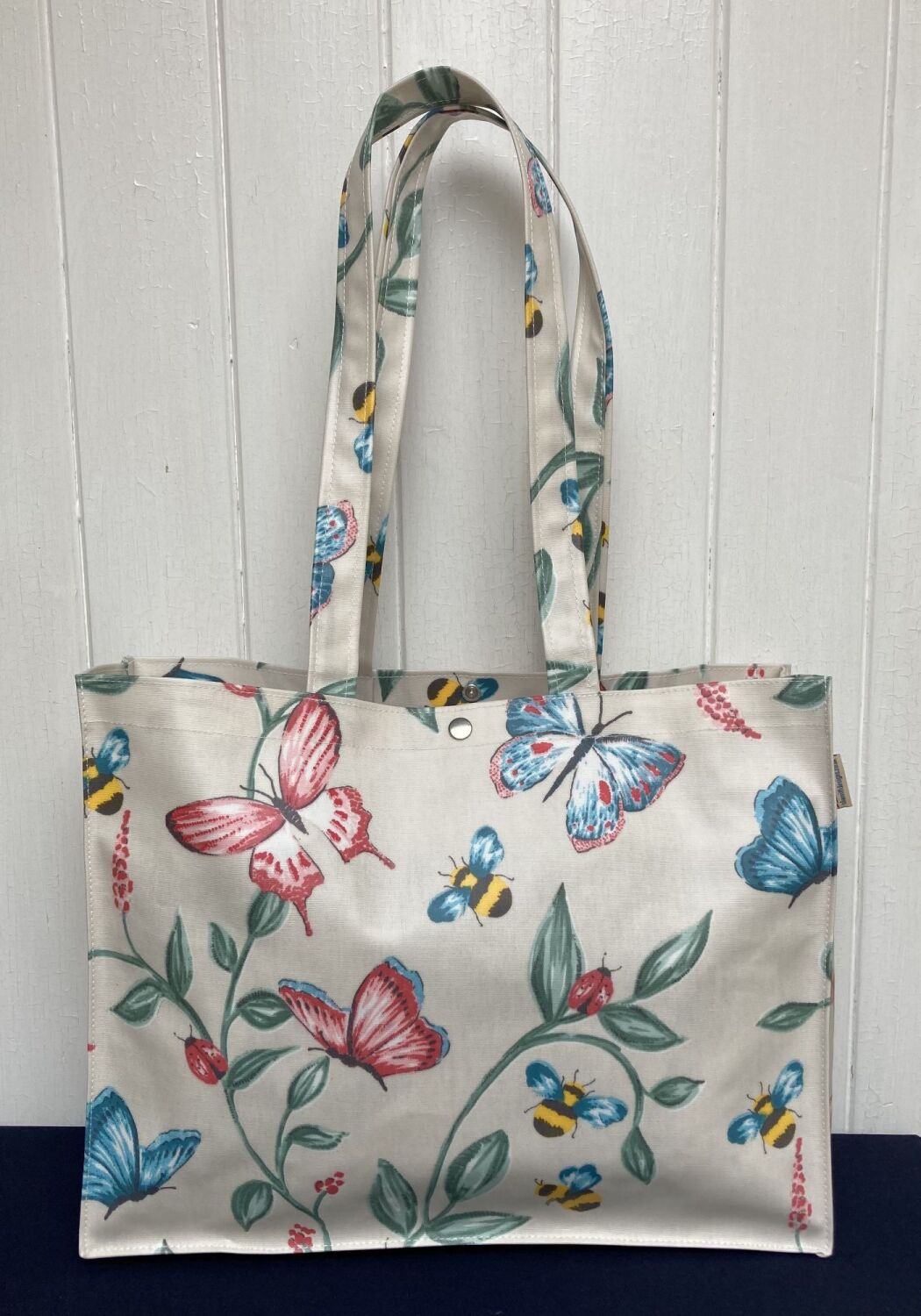 Butterflies Long Handle Gusset Bag