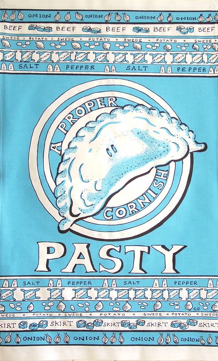 Pasty Tea Towel