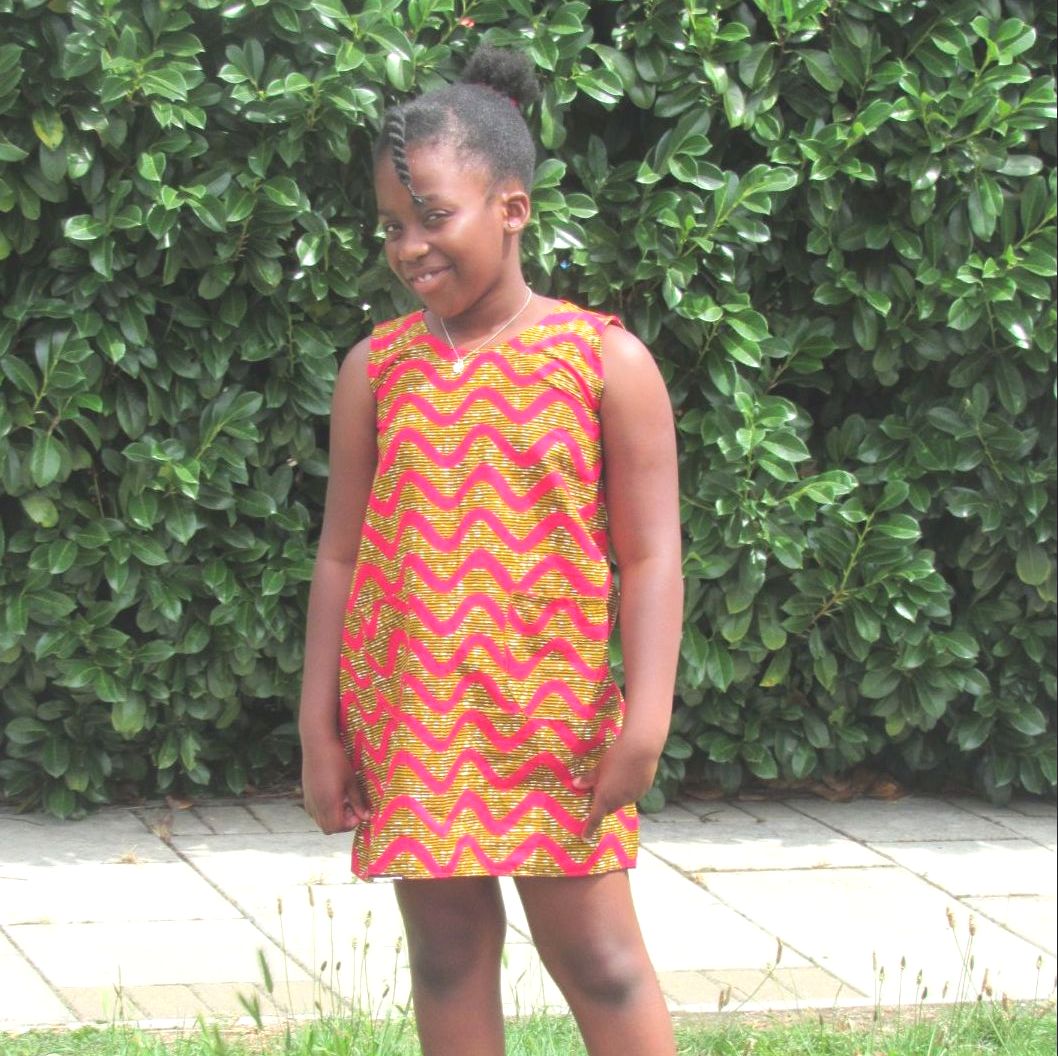 Little Girl's Dress  Sleeveless  Dress / Zifa