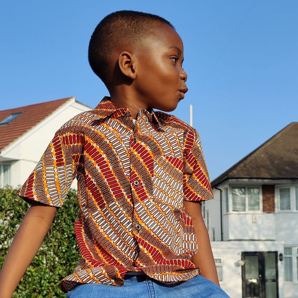 African Print Shirt/ Eli