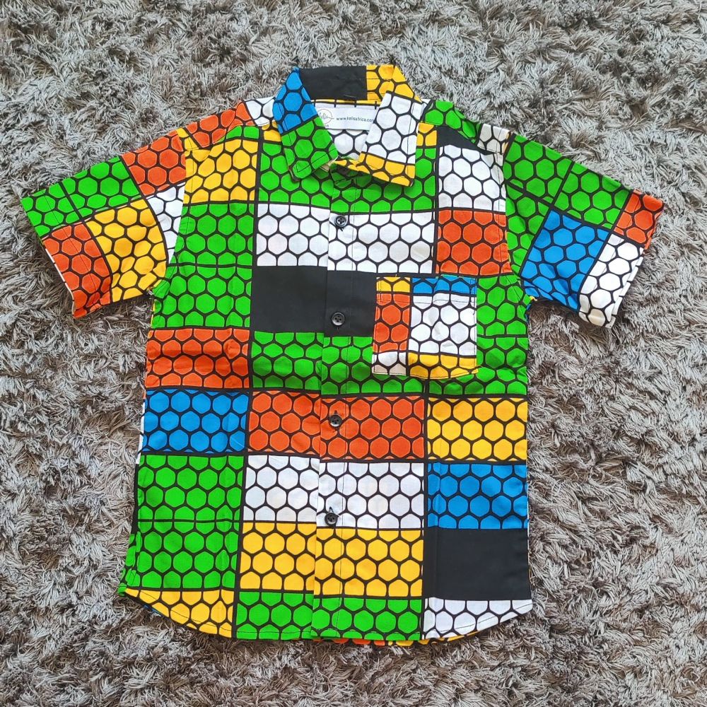 African Print Shirt/Puzzle