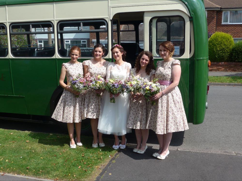 Bridesmaids dresses handmade