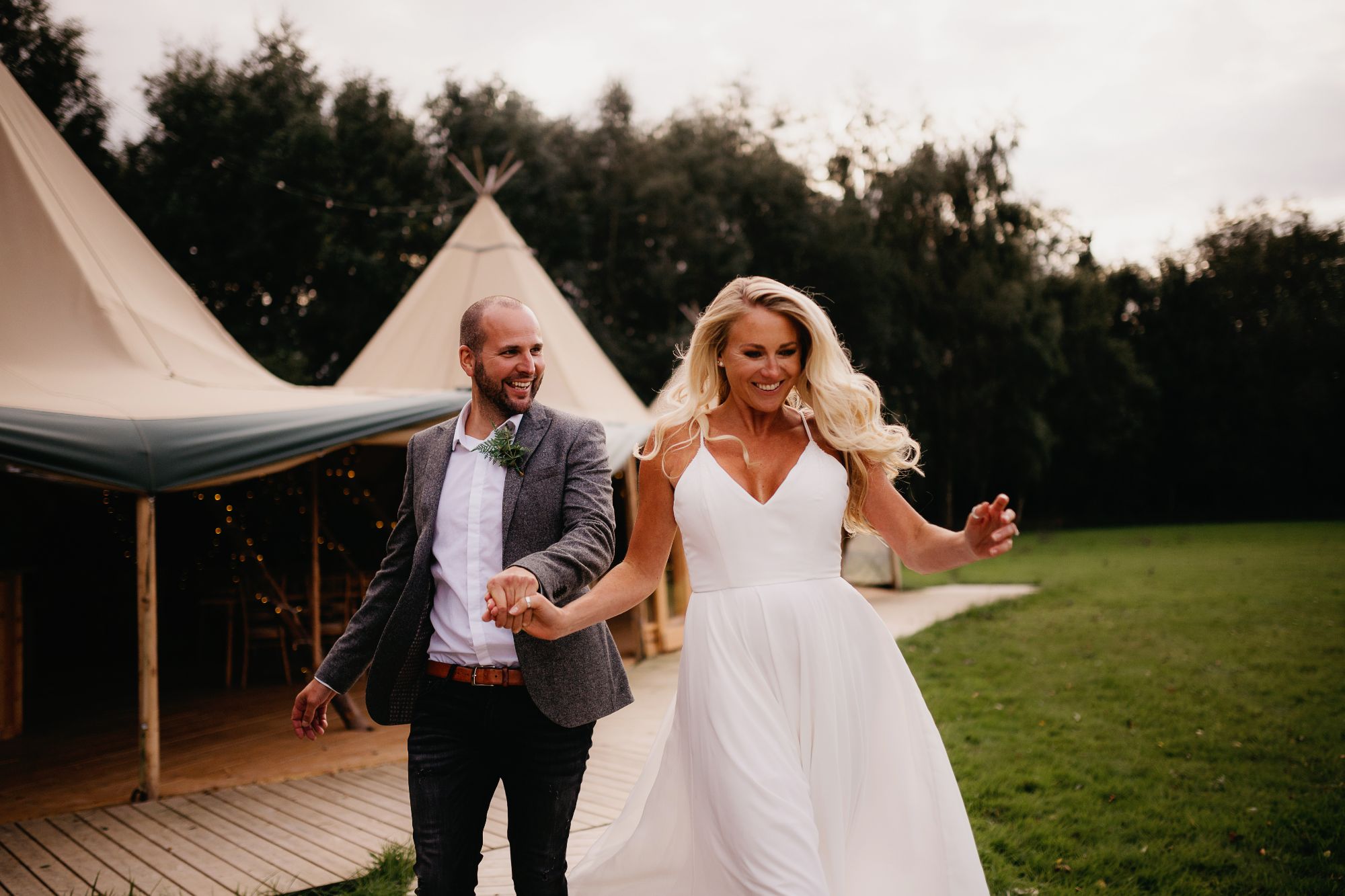 ivory boho alternative wedding dress