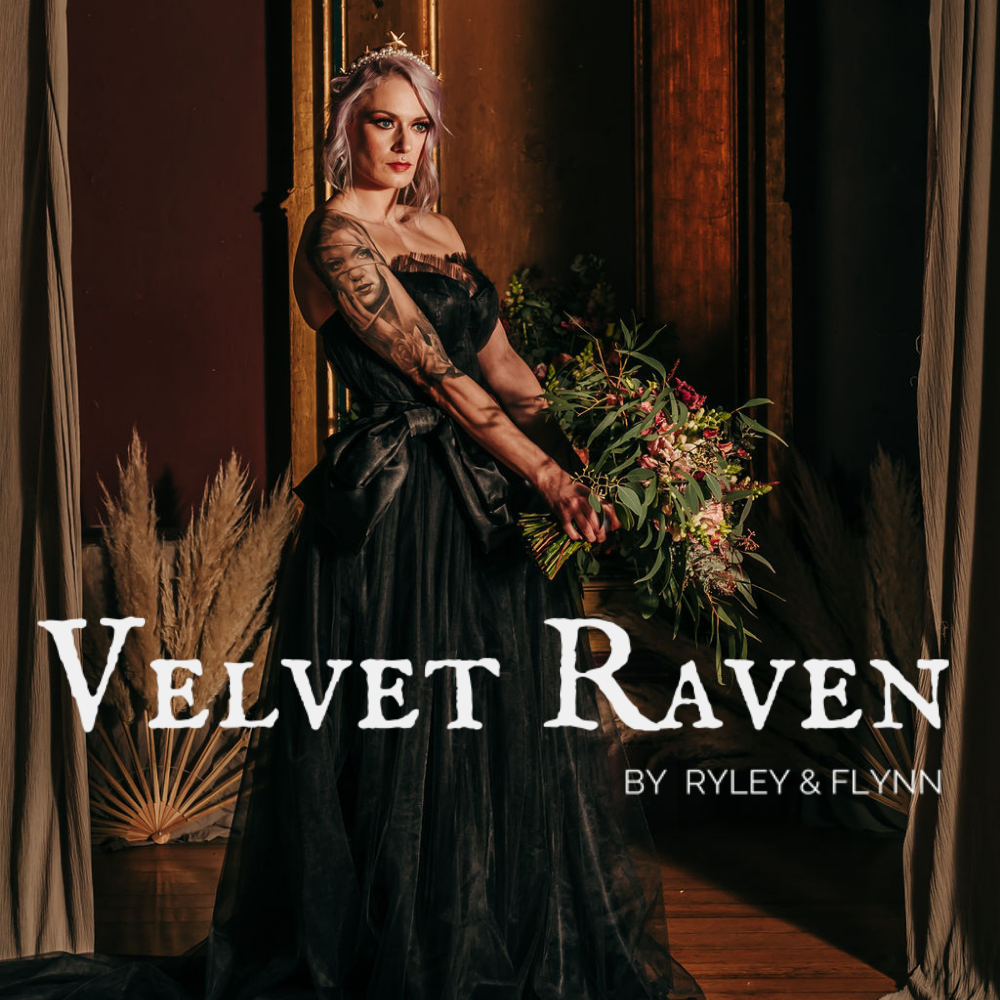 Velvet Raven Wedding dress collection