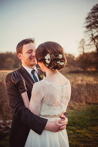 Chantilly lace wedding jacket