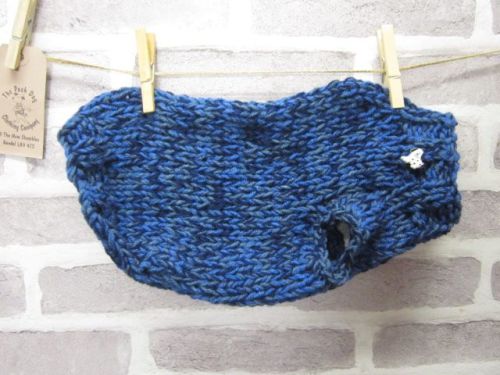 Handmade Posh Dog Jumper - 065 - The 'Weekend Lounger' size M