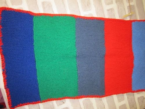 Handmade Posh Dog knitted blanket - 006 - small size