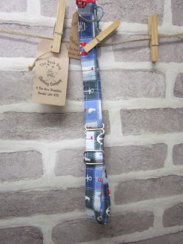 Handmade Posh Dog Collar 057 - Martingale Style