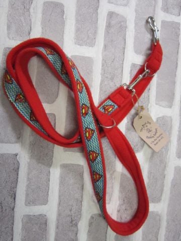 Handmade Posh Dog Lead 044 - Double ended long training lead