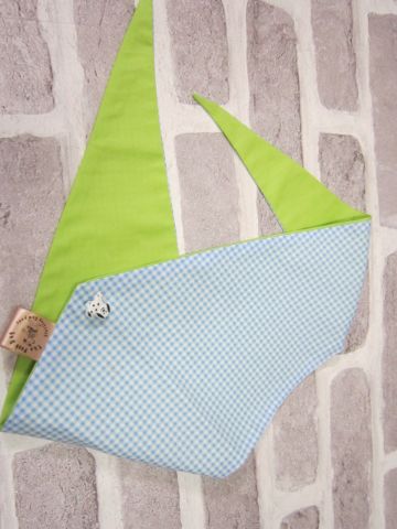 Handmade Posh Dog Bandanna - 202 - Size 3 - fits up to neck size 22
