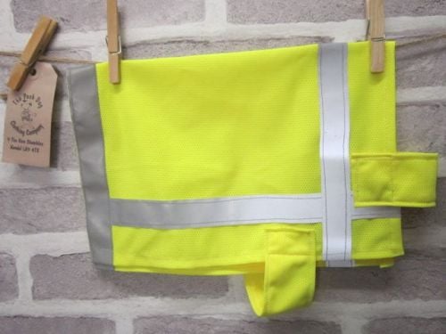 Posh Dog Clothing - handmade Hi-Vis safety vest - mediuum