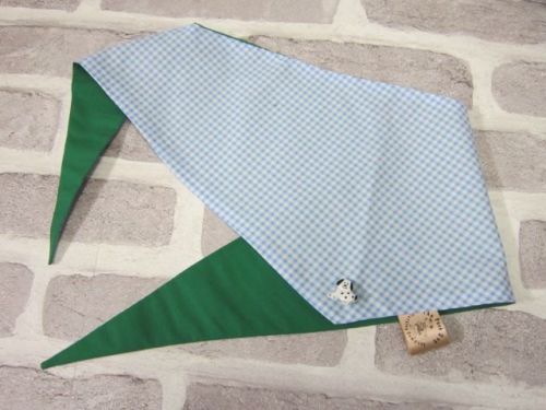 Handmade Posh Dog Bandanna - 204 - Size 3 - fits up to neck size 22