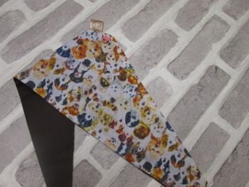 Handmade Posh Dog cotton Bandanna 630 - size 3 - fits neck up to 21" 