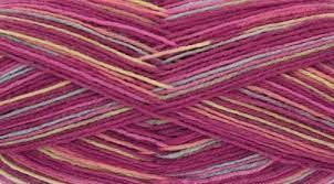 King Cole 4 ply sock wool - Zig Zag - Tickled Pink