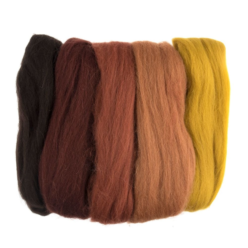 Trimits Roving - 50g pack - Assorted Autumn