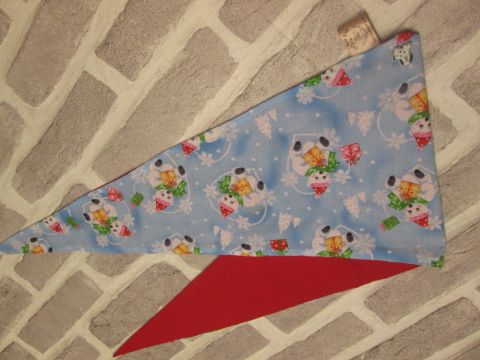 Handmade Posh Dog Bandanna 283 - size 4 - fit's a neck up to 27"