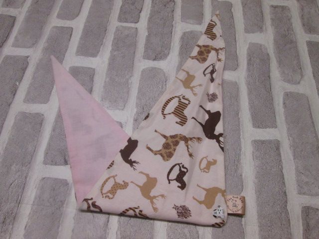 Handmade Posh Dog Bandanna 139 - size 3 - fit's a neck up to 21"