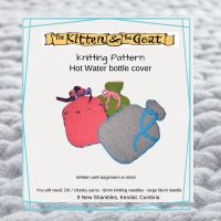 download knitting pattern - Hot Water Bottle Cover