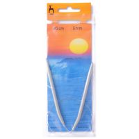 Circular Pony brand knitting needles - size 5mm - length 40cm
