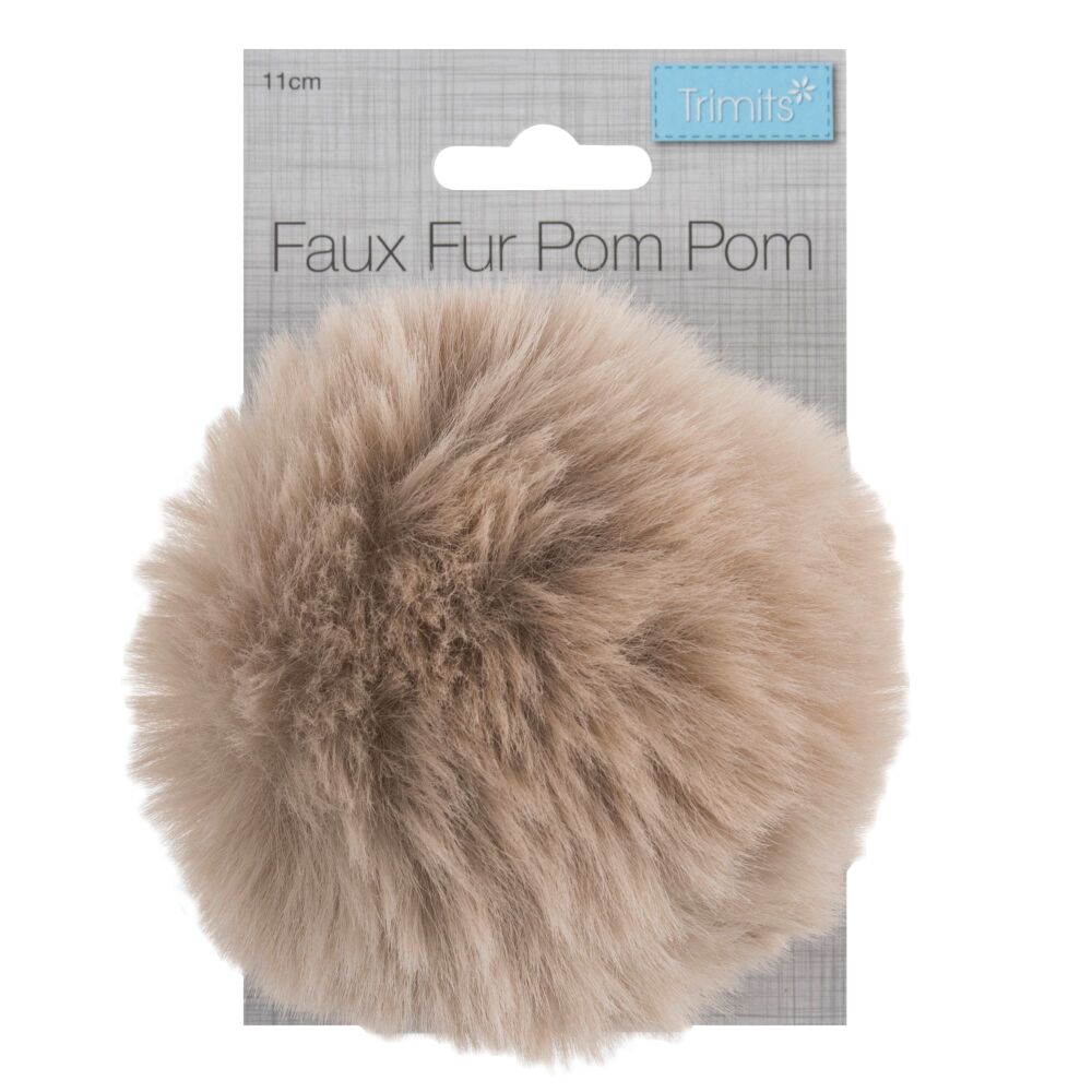 Trimits pompom - 11cm - Natural - TTPOM12/NAT