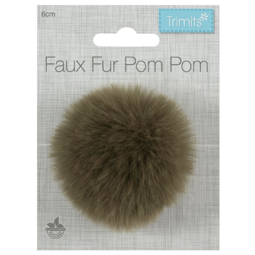 Trimits pompom - 06cm - Khaki - TTPOM06/KHA