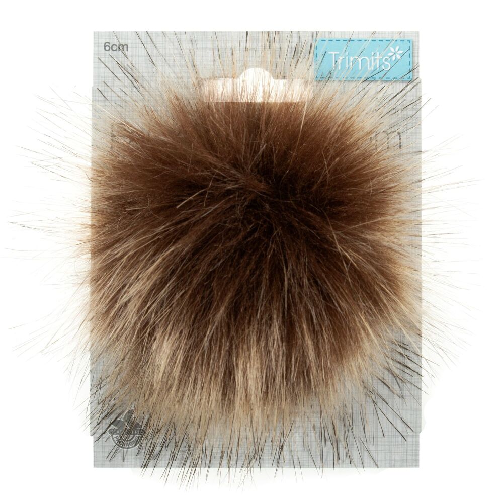 Trimits pompom - 06cm - Brown - TTPOM06/BRN.TIP