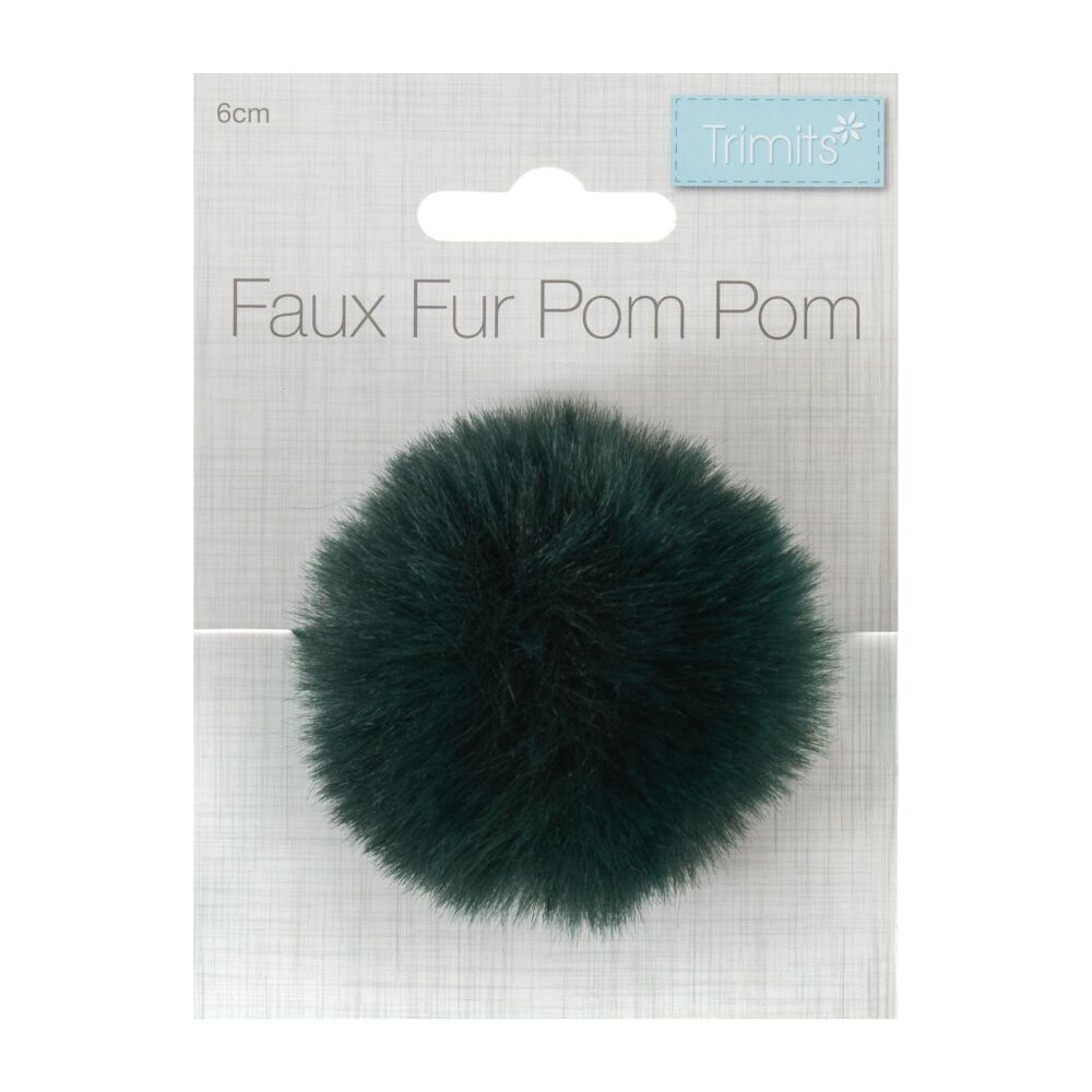 Trimits pompom - 06cm - Dark Green - TTPOM06/DKGRN