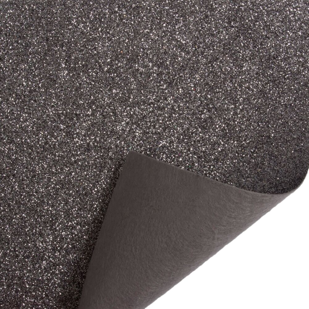 Trimits Glitter Felt Sheet - Pewter