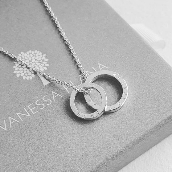Personalised Small Circle Necklace