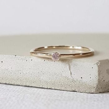 Whisper Pink Ethical Sapphire Ring