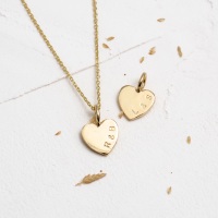 Teeny Tiny Gold Heart Necklace
