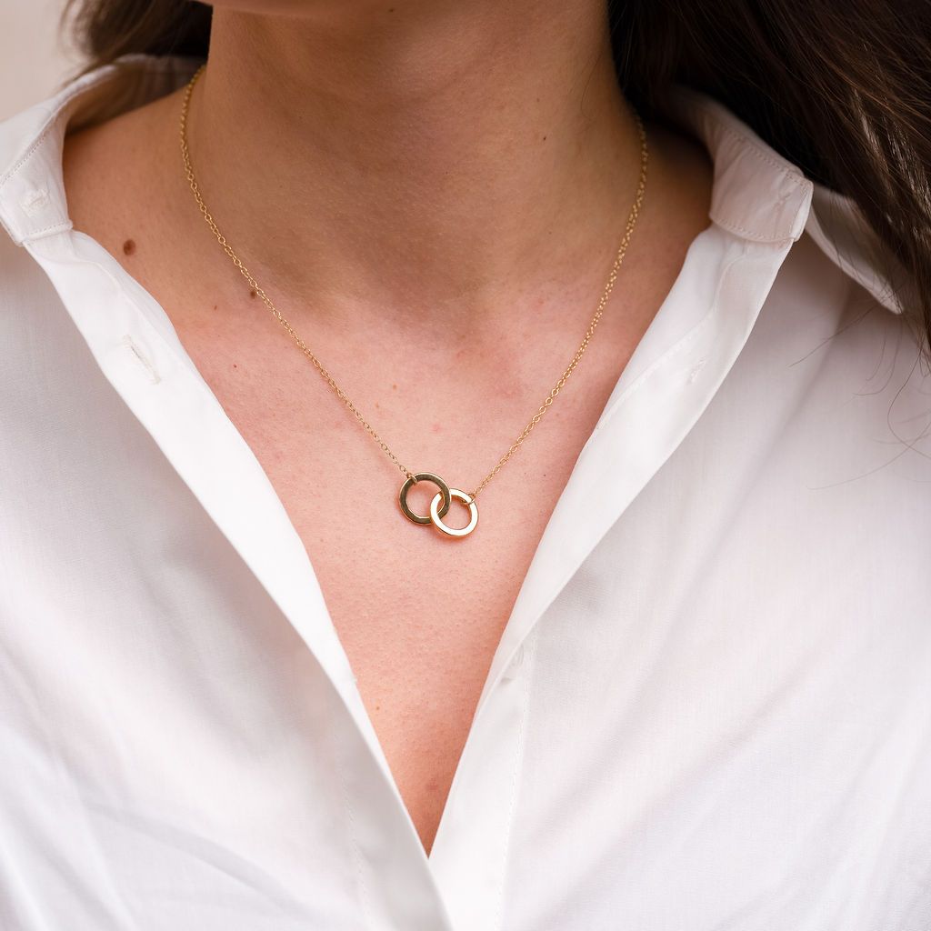 Linked by Love Gold Necklace