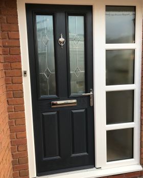 composite door and side panel