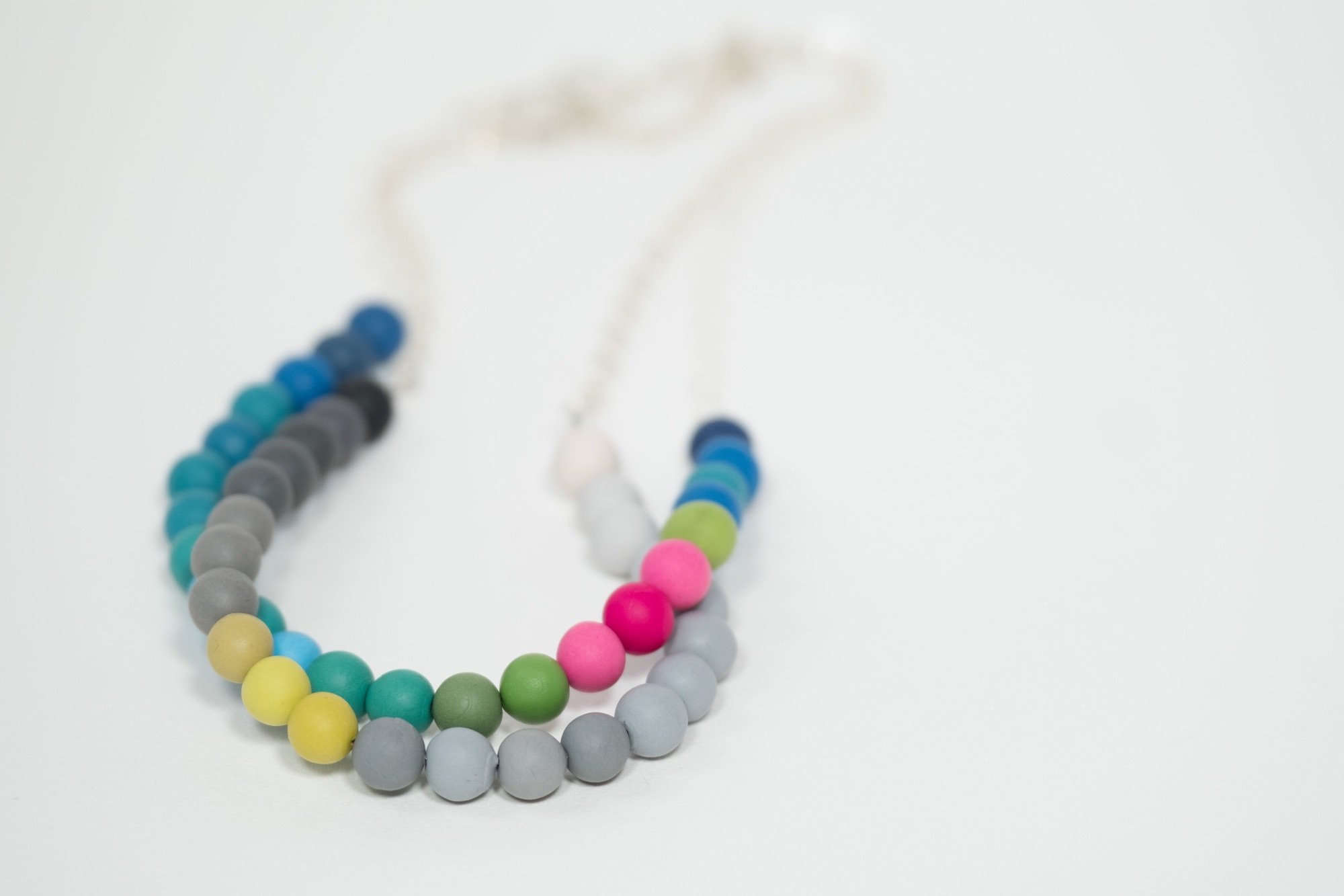 Contemporary handmade beaded necklaces Colour Designs