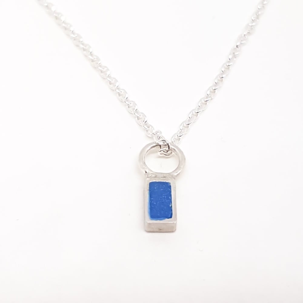Tiny Rectangle Pendant in various colours
