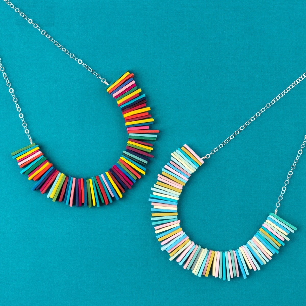 Contemporary Beaded Necklaces handmade jewellery by Colour Designs 
