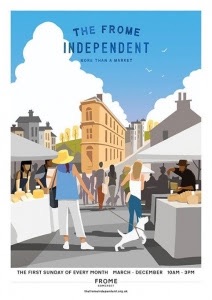 The Frome Independent Market posted designed by Matt Wellsted
