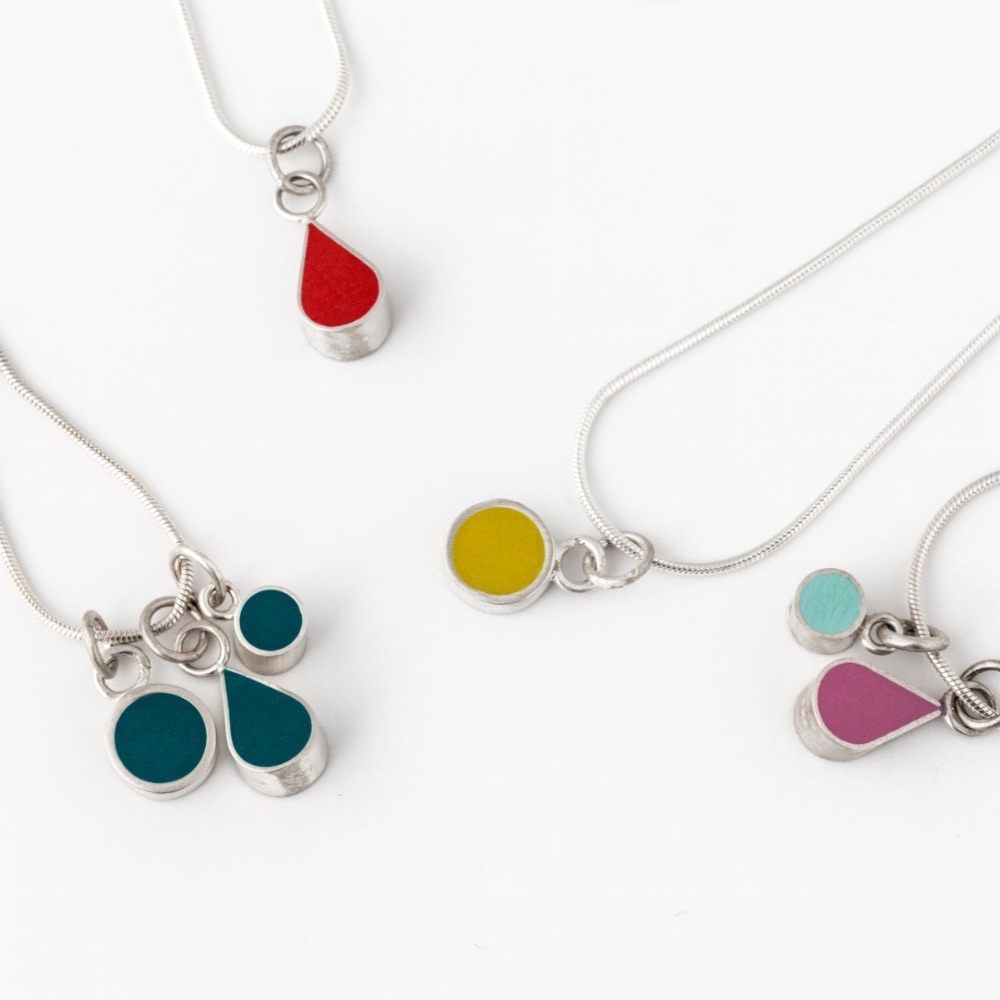 Colour Dot Necklaces and Pendants