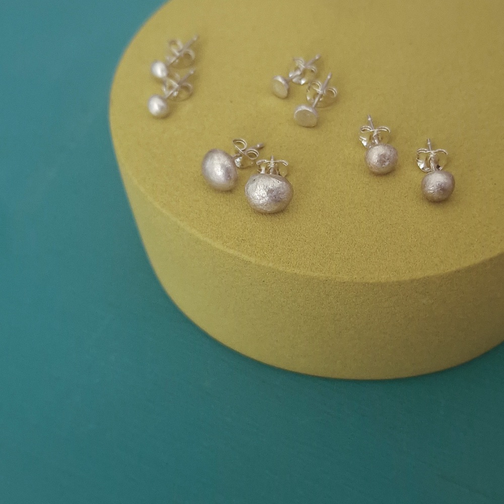 Lunar Dot Studs and Earrings