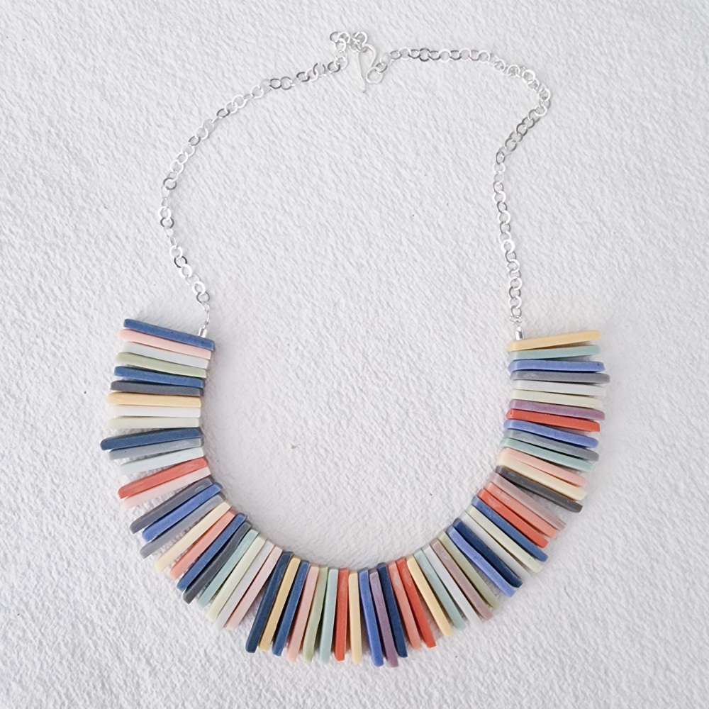Chromatic Dialogue Part One: Modern Deco Necklace